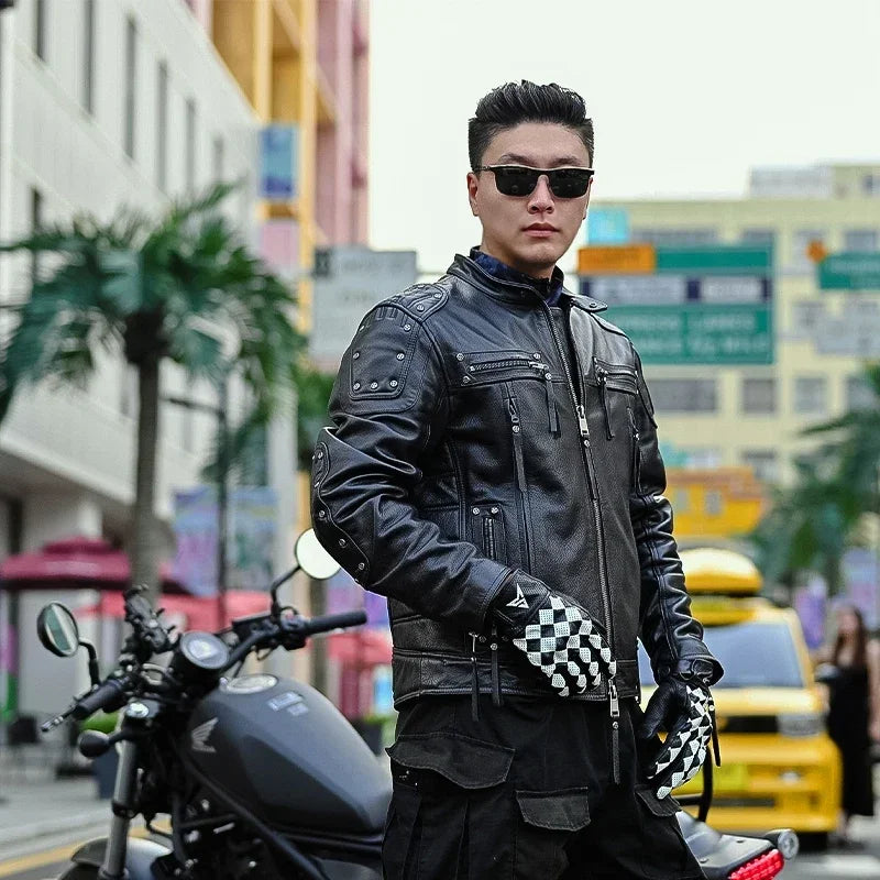 New Outdoor Riding Motorcycle Checkerboard Gloves Full Finger Thickened Windproof Waterproof and Non-slip Gloves