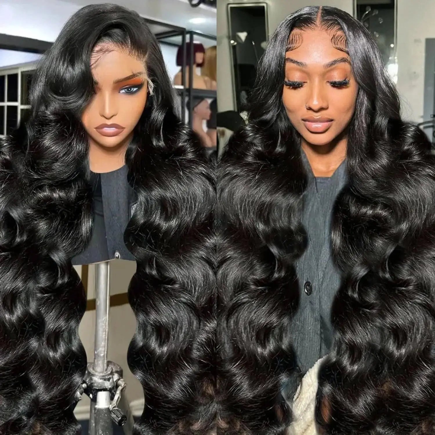 30 Inch Body Wave Transparent 13x6 Lace Frontal Human Hair Wigs 200 Density Brazilian Remy 13x4 Lace Front Wig For Women Wigs