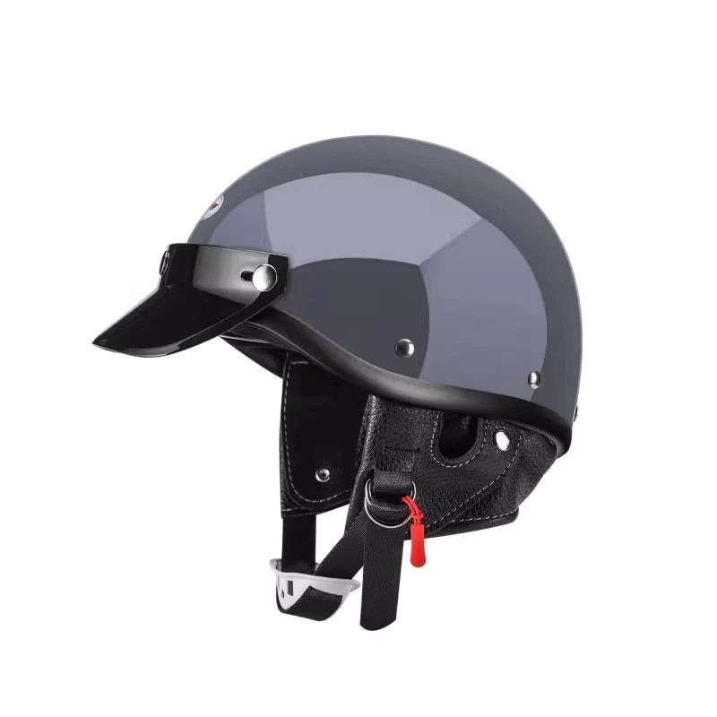 Vintage Japanese Motorcycle Helmet Cruiser Half Helmet Unisex Adult Child All Seasons Summer Simple Stylish Protection