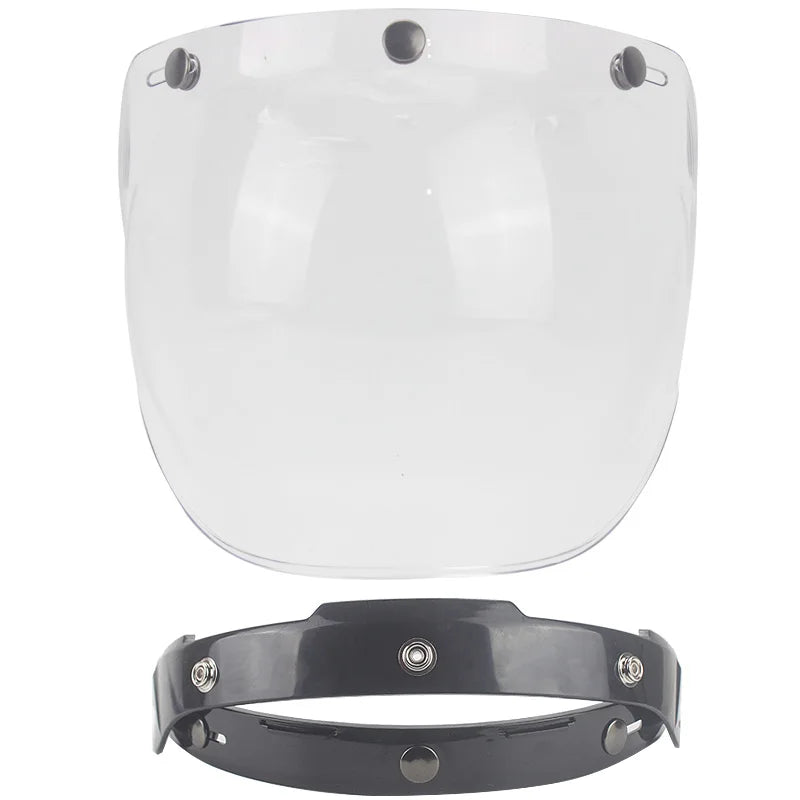 Motorcycle Helmet Bubble Visor Motorbike Helmet Visors Multicolor Vintage Cascos Para Moto Windshield Shield Universal Mask