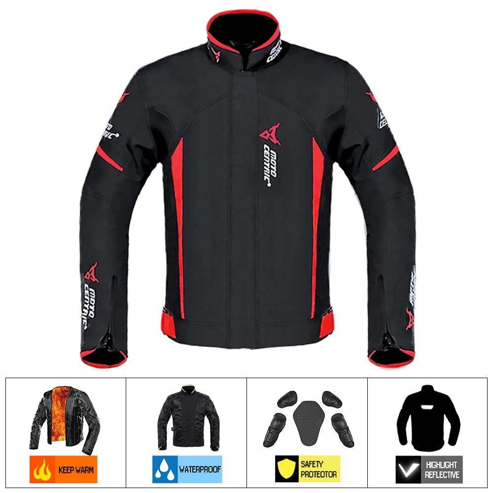 Motorcycle Jacket Pants Waterproof Windproof Moto Protection Motorbike Riding Moto Jacket Pants Four Season Cycling Clothing