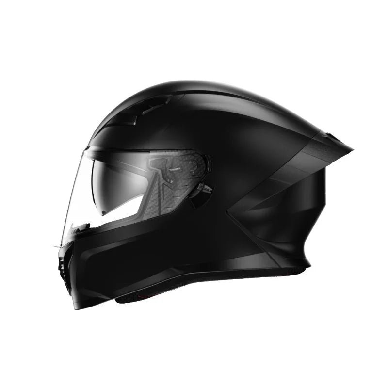 Full Face Motorcycle Helmet Latest DOT Approved  Racing Helmets Winter Warm Double Visor Motorbike Sports Safety helmet
