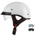 Motorcycle Half Helmet Four Seasons Helmet Summer Sunscreen Retro Fashion Helmet Men and Women Cycling Helemt ABS material