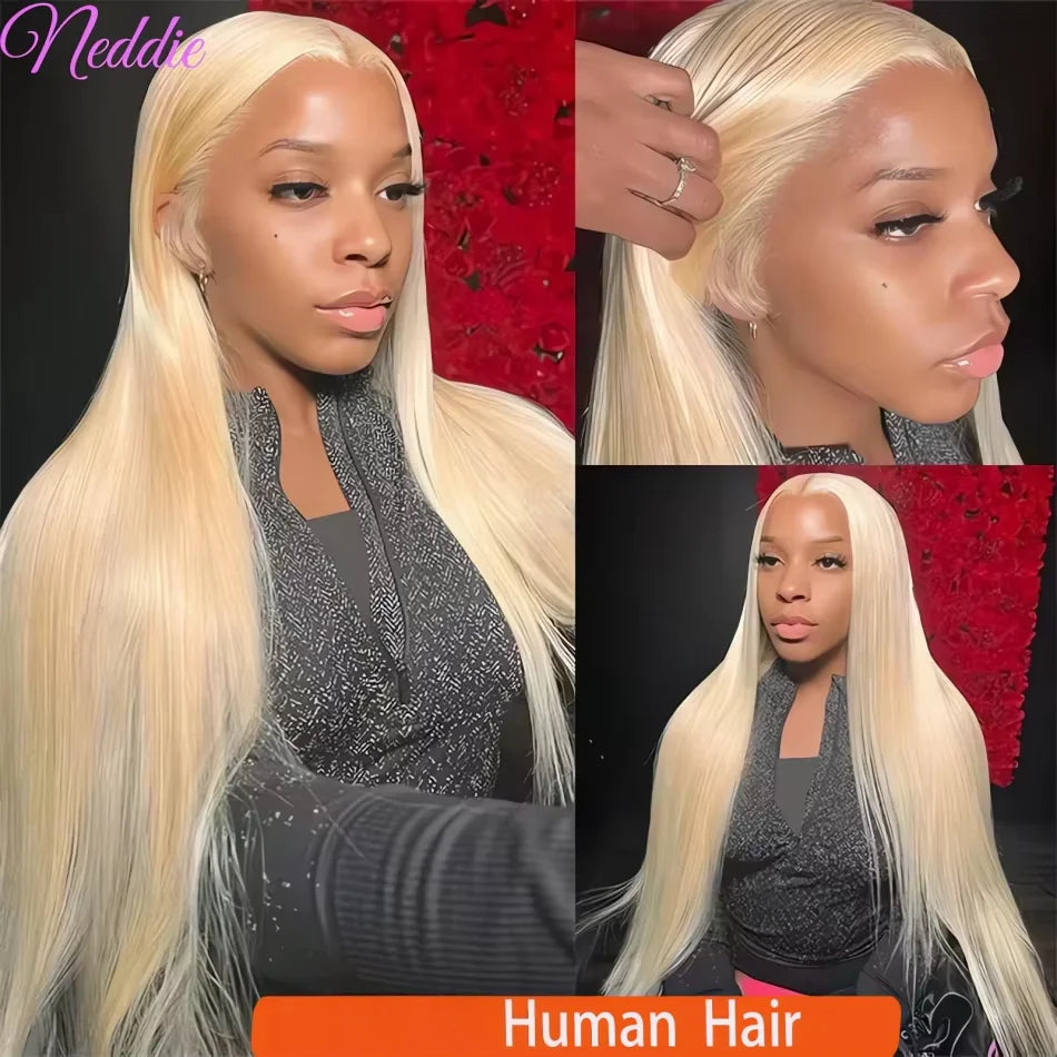 Blonde Wig Straight 613 Hd Lace Frontal Wig 13X6 13X4 Transparent Brazilian Straight Lace Front Wigs 30 Inch Human Hair