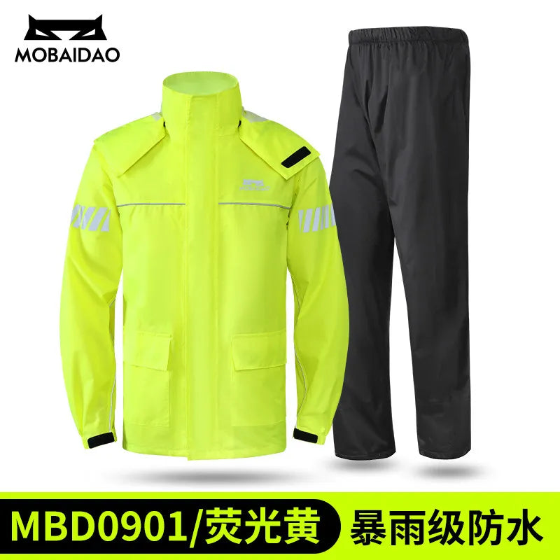 Motorcycle Riding Raincoat Protective Clothing Men's And Women's Common Split Raincoat Necessary Equipment For Moto Travel
