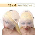 30 40 Inch 613 Blonde HD Lace Frontal Wig 13x6 210% Body Wave Human Hair Wig Pre Plucked Brazilian Transparen Lace Wig For Women