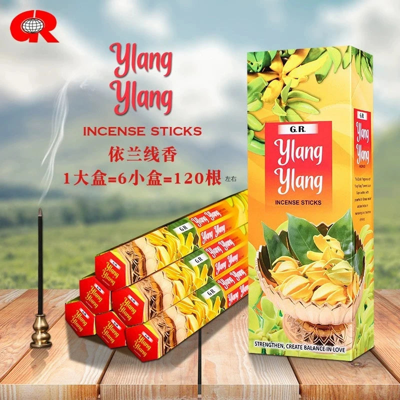 T68 20Pcs India Incense Sticks - Handmade Sandalwood/Lavender/Lemon Aromatherapy Sticks for Meditation