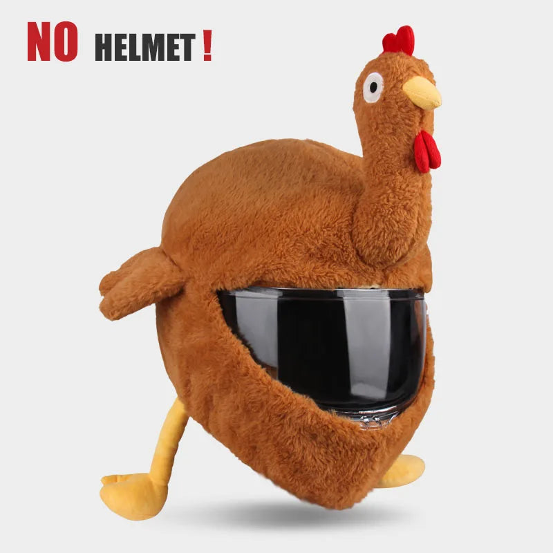 Uchoose Motorcycle Helmet Cover Cartoon Plush Helmets Hat With Crazy Large Flexible Ears Funny Helmet Protective Case For Riding