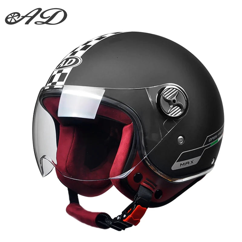 High Quality New electric helmet for men and women four seasons general safety helmet autumn and winter warm motorcycle helmet