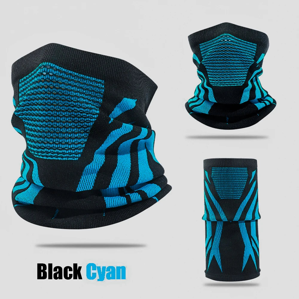 Winter Warm Skiing Mask Neck Unisex Elastic Breathable Cycling Mask Men's Women's Outdoor Sports Running Masks Motorcycle Mask