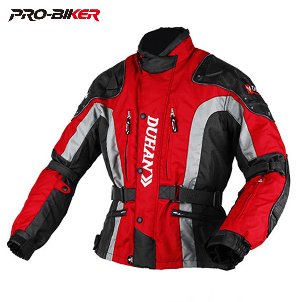 M-2XL Windproof Biker Coat Anti-fall Motorcycle Protection Equipment Wear-resistant Motocross Jacket Men's Motor Clothing