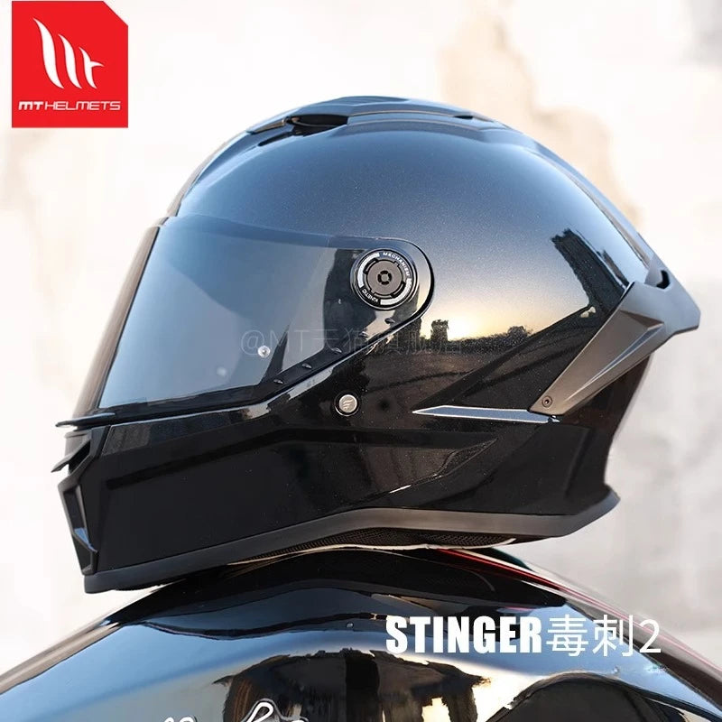 2025 MT Stinger 2 Motorcycle Helmet Full Face Dual Lens Helmet ECE DOT Certification Men Off-road Racing Casco Para Moto