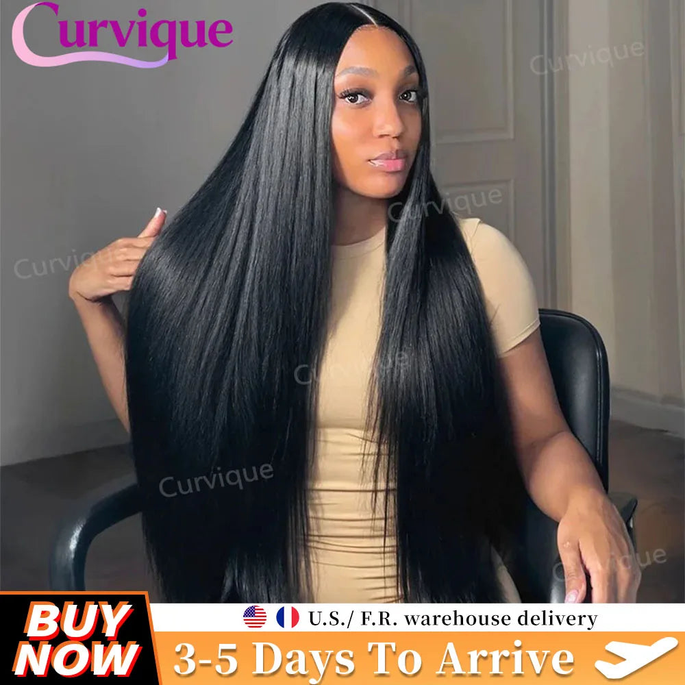 Straight Glueless Wigs Ready To Wear 13x6 Hd Lace Frontal Wig Human Hair Wigs For Women Brazilian Straight Full Frontal Wig
