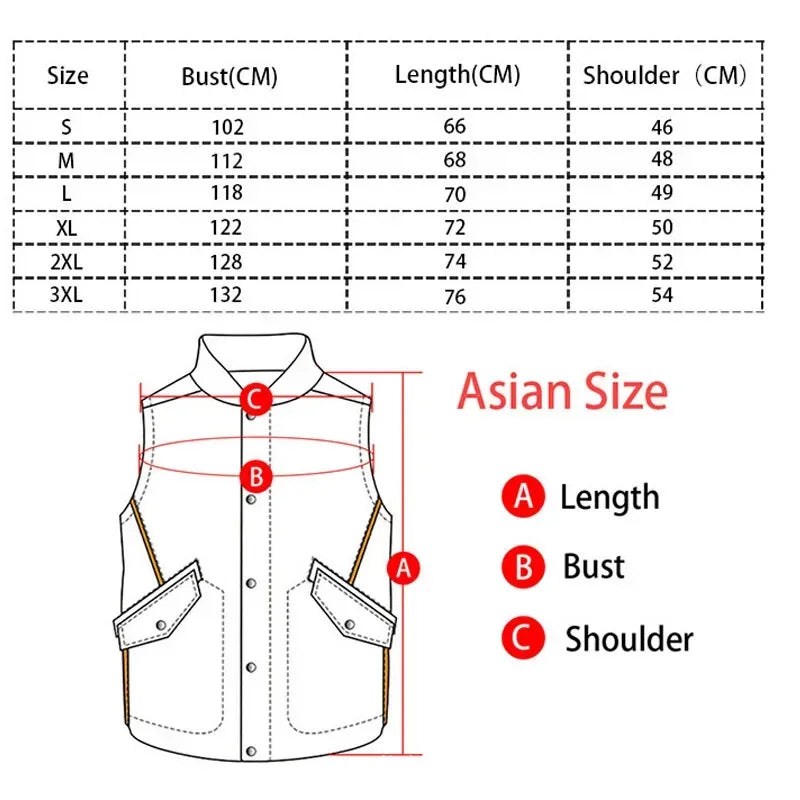New Men's PU Leather Vest Black Zip Motorcycle Waistcoat Stand Collar Sleeveless Jacket Coats Fashion Retro Casual Vests for Men