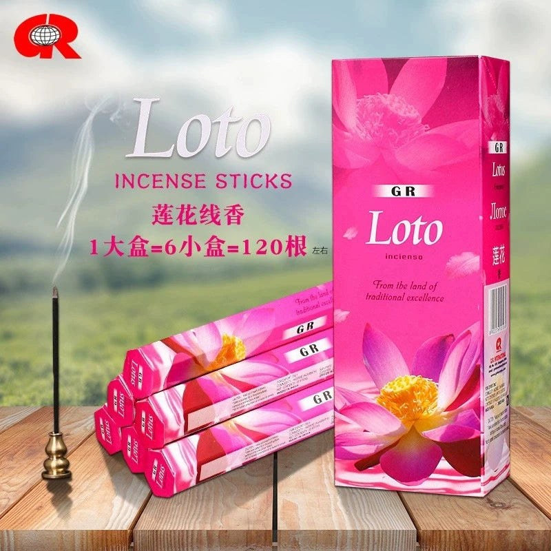 T68 20Pcs India Incense Sticks - Handmade Sandalwood/Lavender/Lemon Aromatherapy Sticks for Meditation
