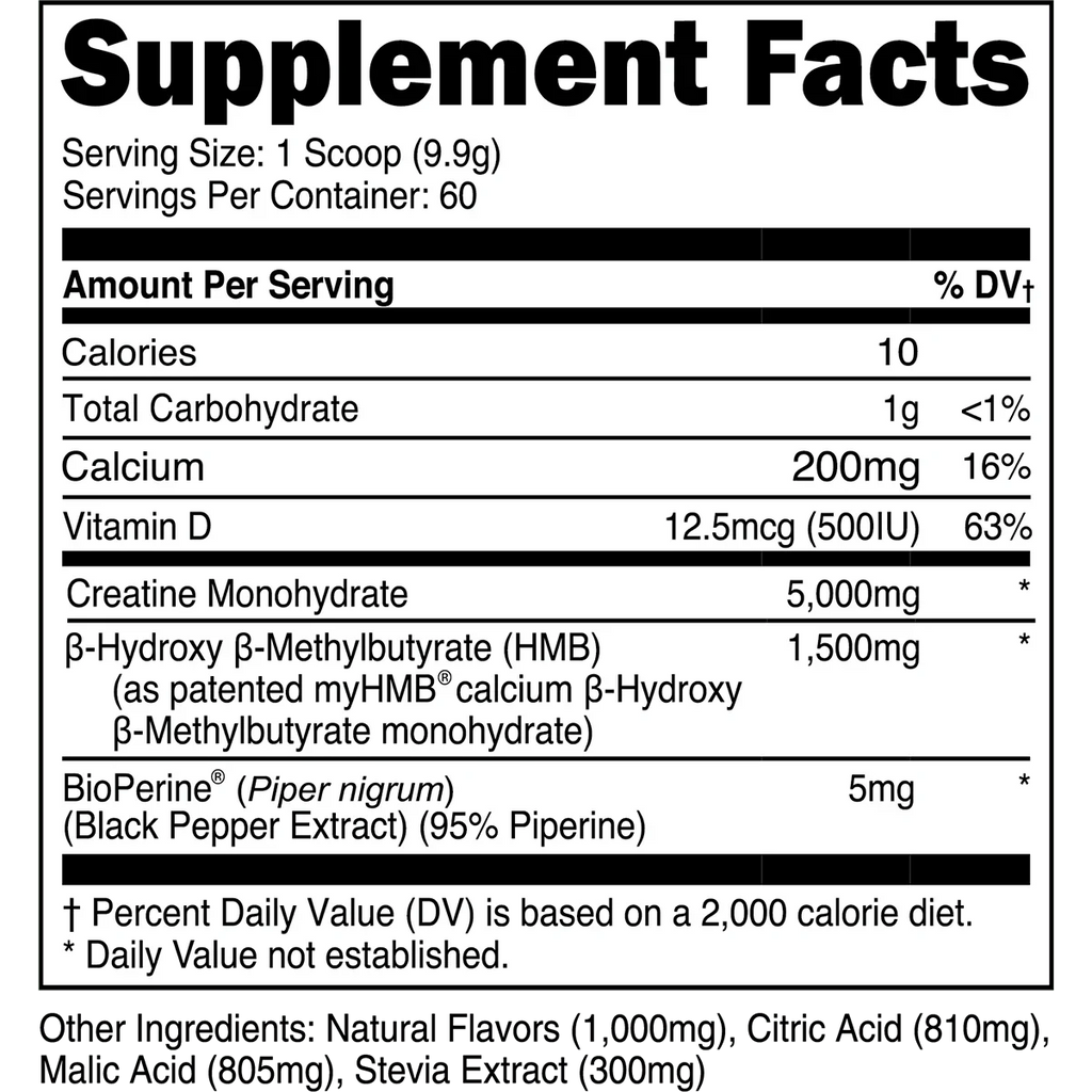 Transparent labs Creatine HMB