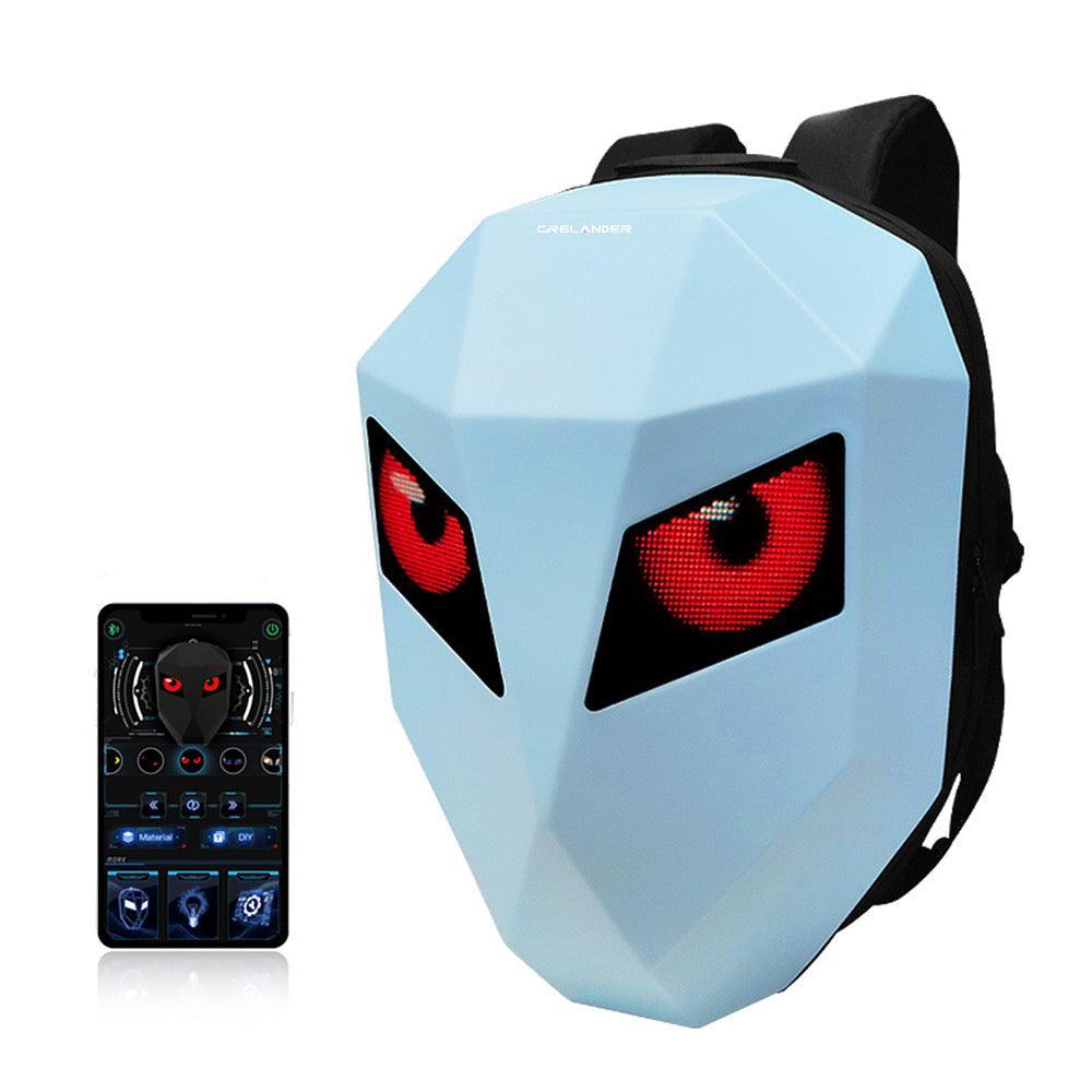 Crelander™ LED Hard Shell Water Resistant Motorcycle Backpack
