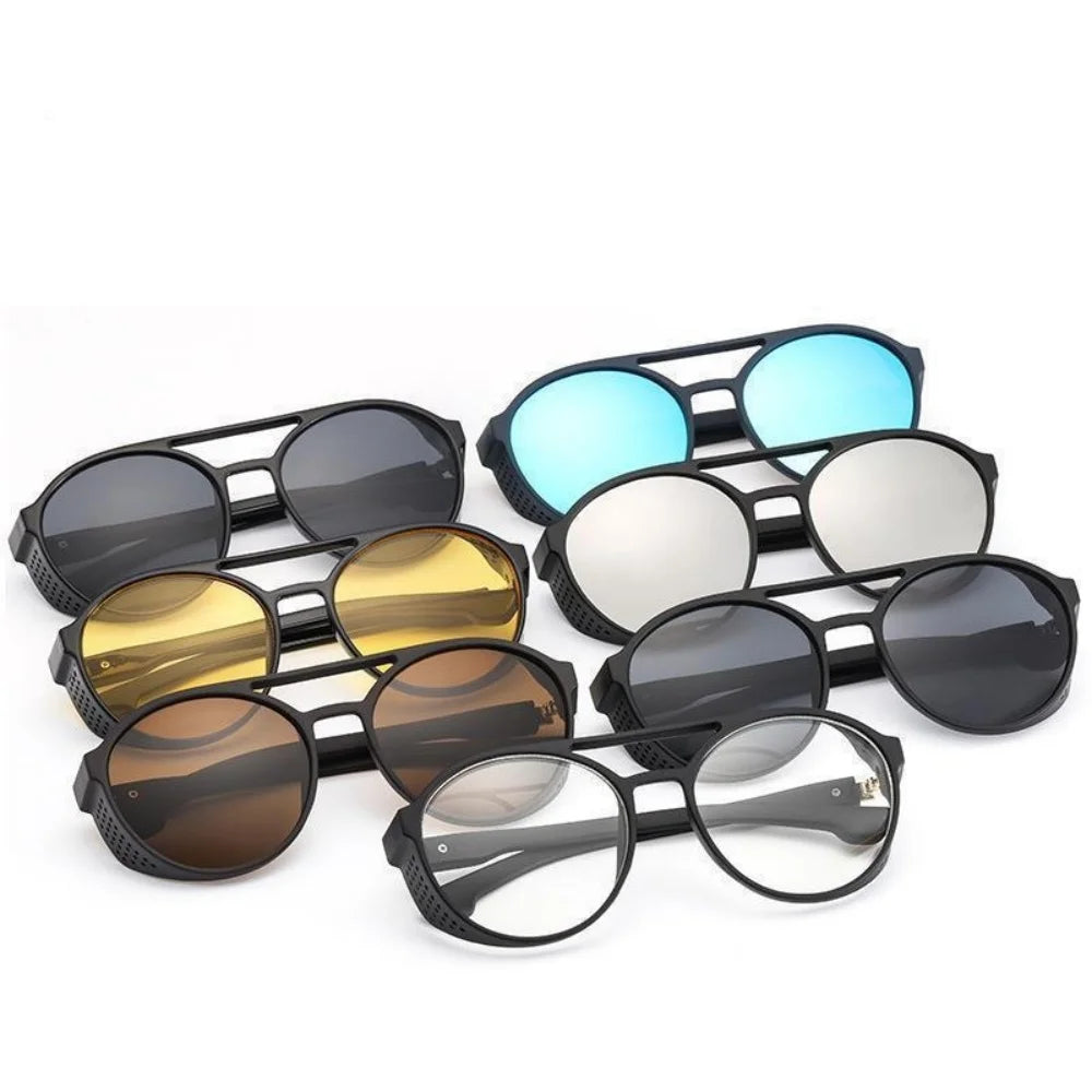 New Sunglasses Driving Glasses Polarized Sunglasses Men Women Round Box Outdoor Fishing Riding Mirror Motorcycle Running Travel