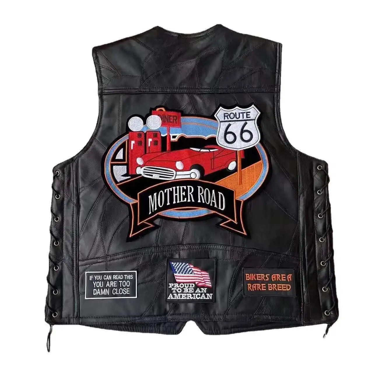 New Motorcycle Jacket Mens Sheepskin Leather Vest Biker Chaqueta Verano Moto Hombre Veste Jaqueta Motoqueiro Giacca Giacca Moto