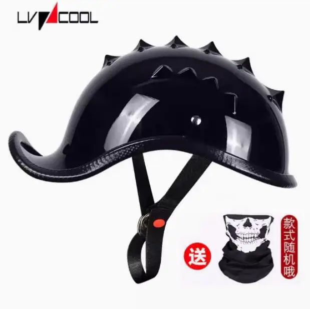 Retro Motorcycle Half Helmet Fashion Bailer for Scooter Safety Helm Spring Summer Capacetes De Moto