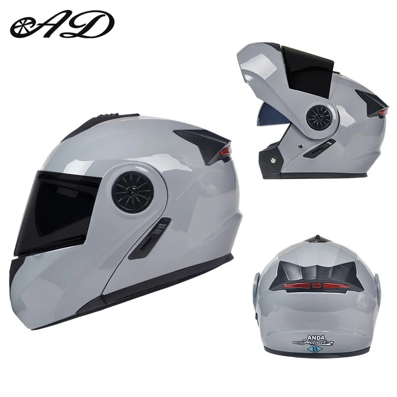 High Quality Unisex ABS Modular Portable Motorcycles Motocross Helmet New Generation Cascos Para Moto Motorbike Helmets Factory