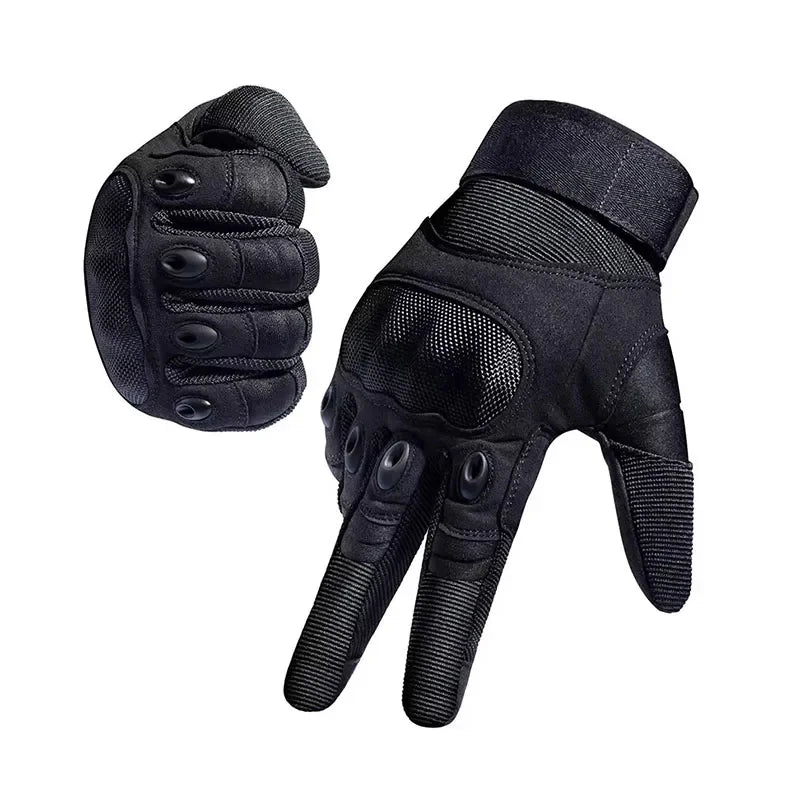 Men's Full Finger Tactical Gloves Touchscreen Compatible Hard Knuckle Protection for Airsoft Paintball Military Motorcycle