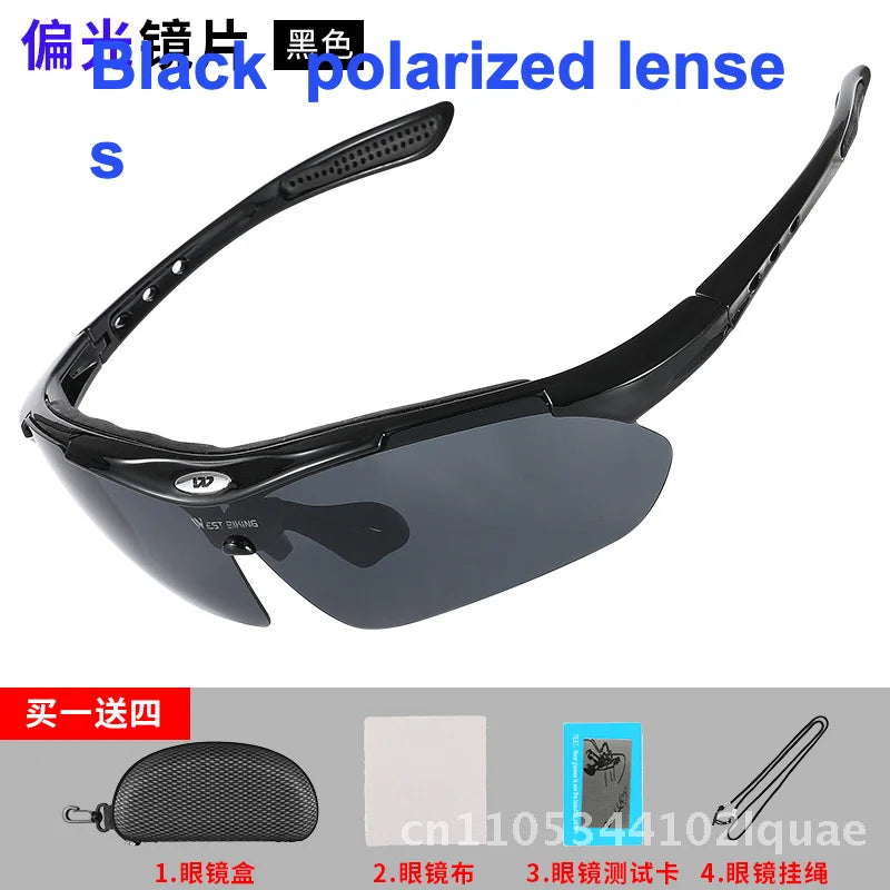 West Rider Unisex Polarized Color Changing Riding Glasses Windproof Outdoor Sports Motorcycle Running Goggles for Men And Women