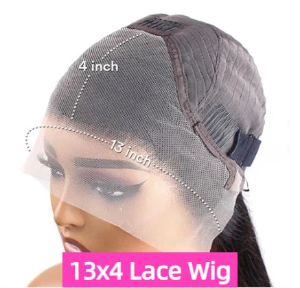 Body Wave 13x6 HD Lace Frontal Wig Brazilian 30 38 Inch Body 200 Density 13x4 Transparent Lace Frontal Human Hair Wigs For Women