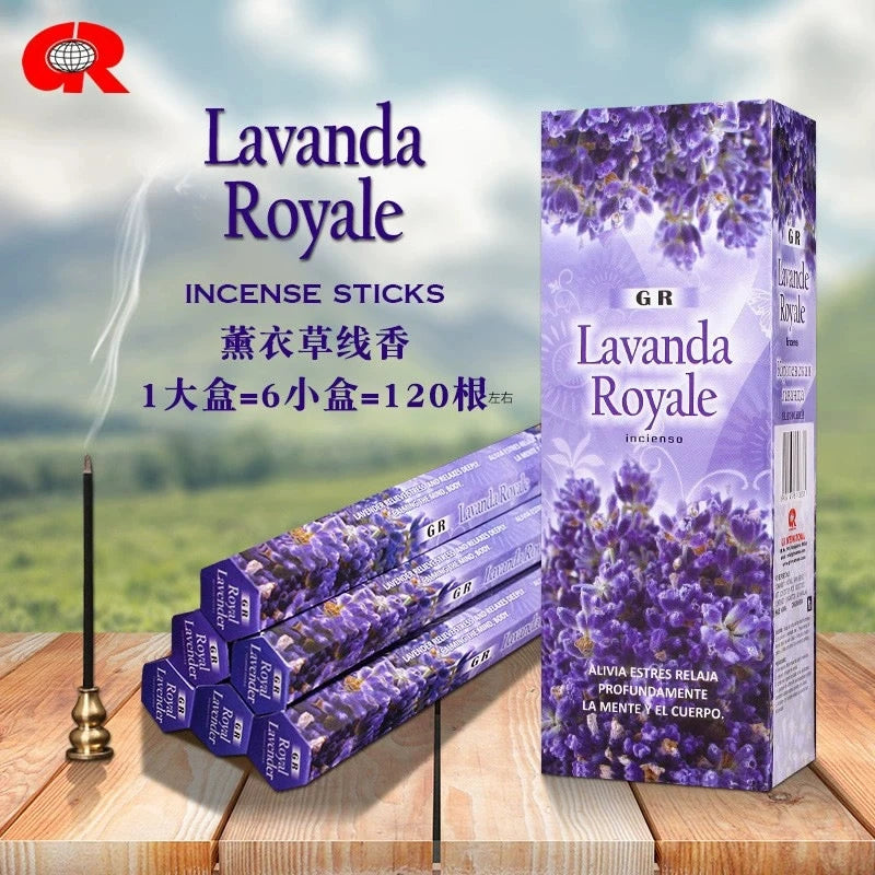T68 20Pcs India Incense Sticks - Handmade Sandalwood/Lavender/Lemon Aromatherapy Sticks for Meditation