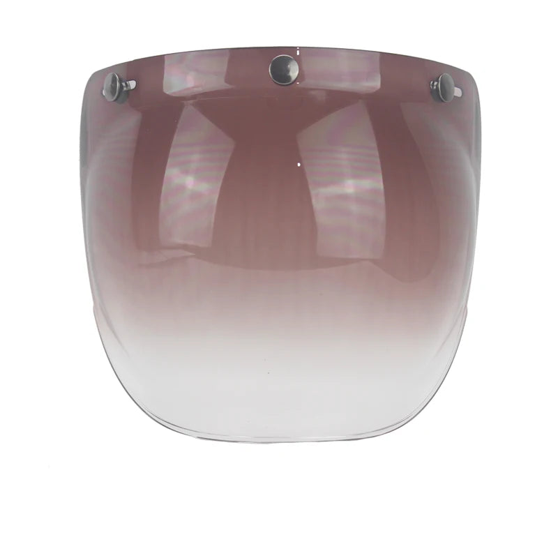 Motorcycle Helmet Bubble Visor Motorbike Helmet Visors Multicolor Vintage Cascos Para Moto Windshield Shield Universal Mask