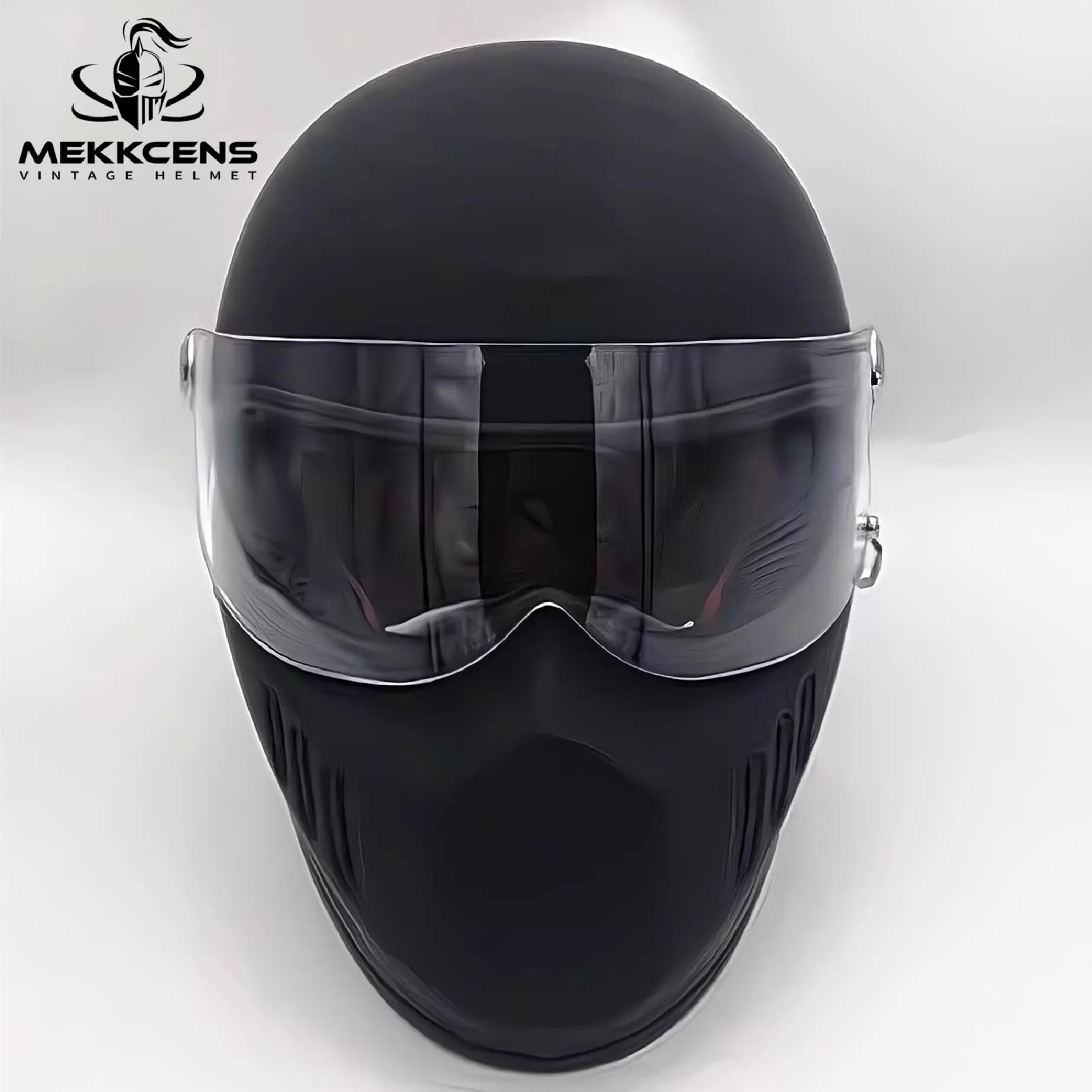 High Strength Fiberglass Classic Retro Full Face Helmet, for Harley Motorcycle and Cruise Motorcycle Protection Helmets