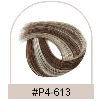 Women Topper Human Hair Straight Silk Top Human Hair Wigs Machine Made Clip in Remy Hair Toupee Silk Base Human Hair System Unit