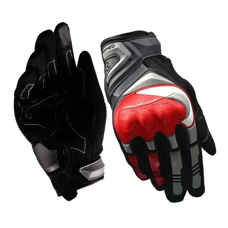 Motorcycle Gloves Unisex Breathable Touch Screen Dirt Bike Riding Protection Gloves Outdoor Sports Night Reflective Full Finger