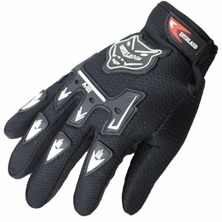 TDPRO Child Summer Winter Full Finger Motorcycle Gloves Kids 3-12 Years Old Children Moto Motocross Luvas Leather Racing Glove