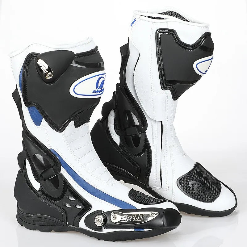Riding Tribe Motorcycle Boots for Men Motocross Racing Boots Motorbike Shoes To Protect Motorcyclists Botas Moto B1001 B1002