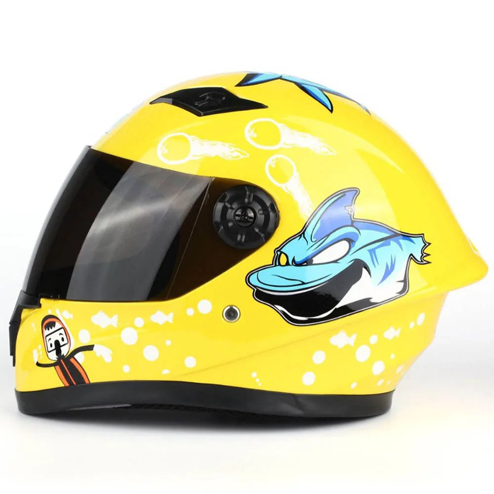 Children Helmet Safety Kid Riding Helmets New CuteFull Face For Four Seasons Outdoor Sports Head Bicycle Motorcycle Helmet