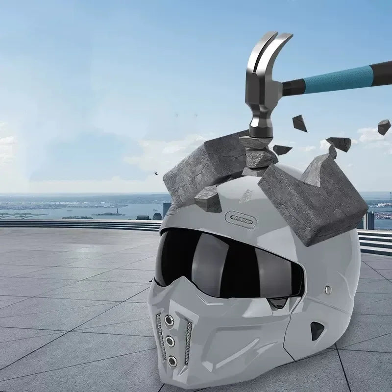 2026 New Scorpion Casco Retro Motorcycle Cascos Moto Locomotive Personality Multi-purpose Combination DOT Half Helmet