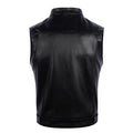 Harley Motorcycle Gang Leather Vest Top Layer Cowhide Jaet Riding Vest Genuine Leather Svel oulder Pad Youth Faion