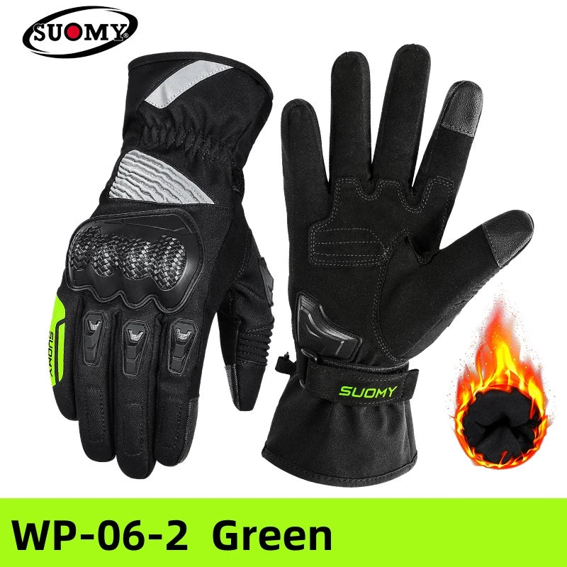 Winter Motorcycle Gloves Men Women Waterproof Warm Motocross Motorbike Racing Riding Protective Cold Weather Gear S-XXL