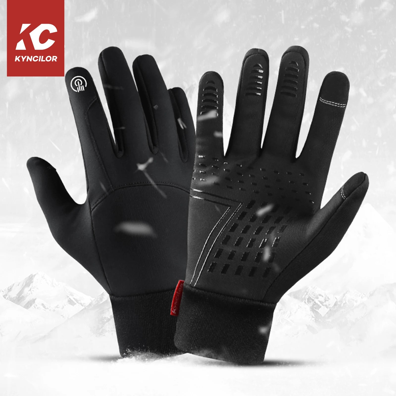 Winter Gloves For Men Waterproof Windproof Cold Gloves Snowboard Motorcycle Riding Driving Warm Touchscreen Glove