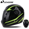 Uchoose DOT Certification Safety Motorcycle Helmet Full Face helmet For Racing Motocross Motorbike Riding Moto Helmets