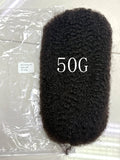 10-16Inch Natural 4C Afro Kinky Curly Bulk Human Hair Extensions No Weft Brazilian Remy Bulk for Locs Braiding Hair