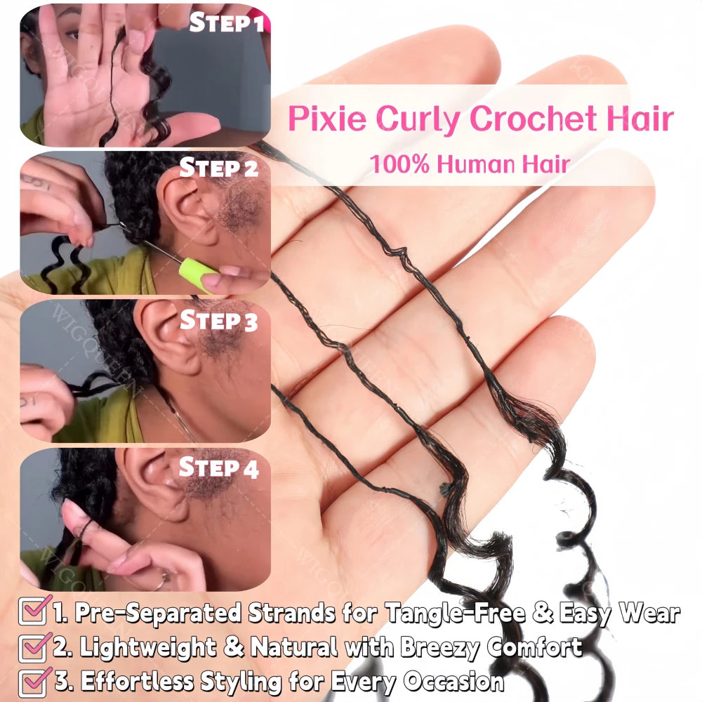 Kinky Straight Crochet bundles Human Hair Extensions 5pack/300g Full Head #4Chocolate Brown Yaki Straight Feather Line Bulk Hair