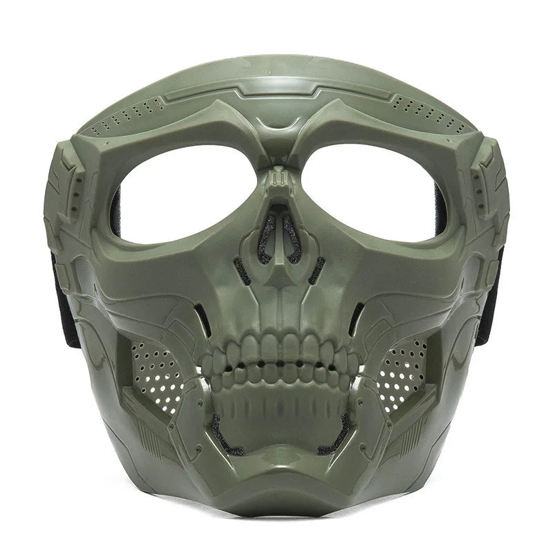 Motorcycle Skull Mask Wind Goggles Outdoor Sports Riding Glasses Motorcycle Windproof Tactical Mask Goggles Tactical Helmet