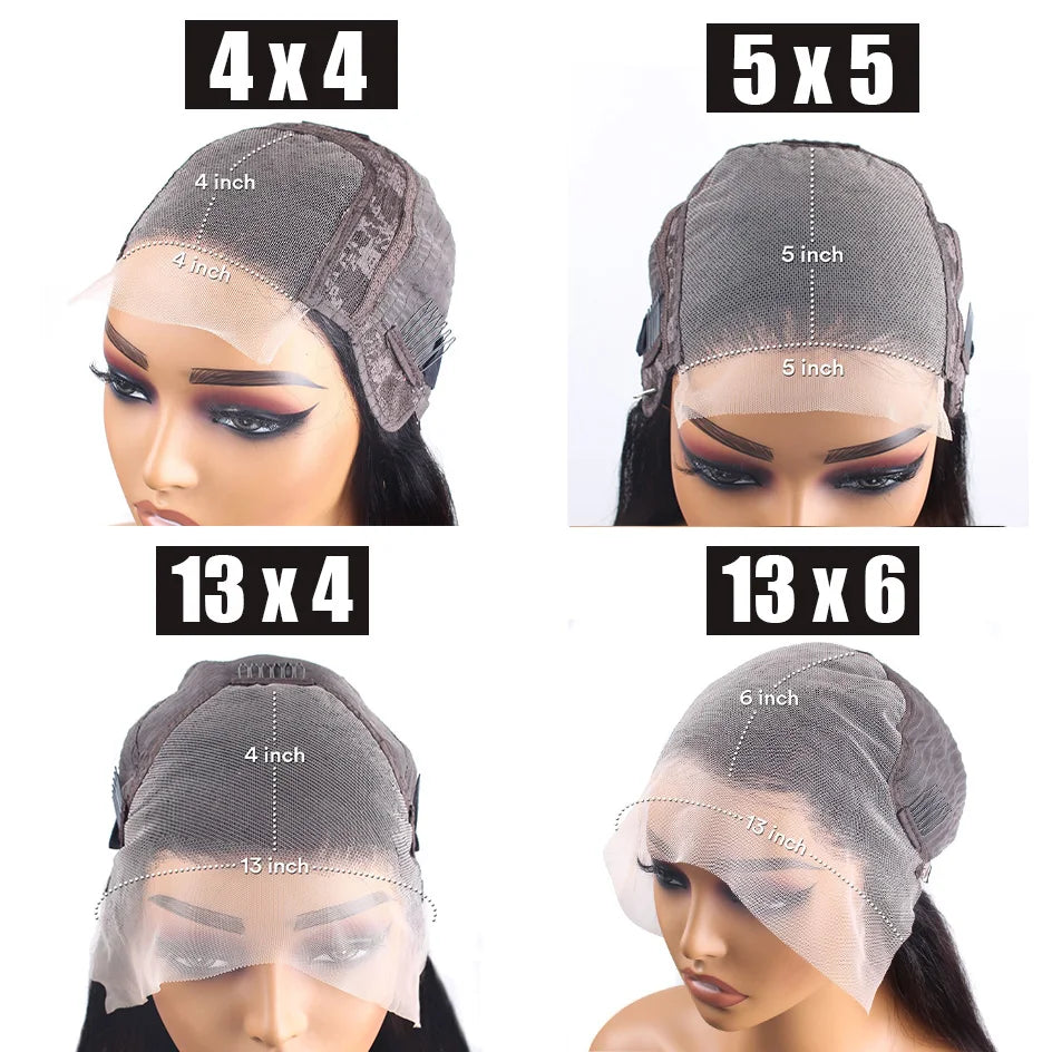 SoGreat 200% Density Body Wave Lace Front Wig 13x6 13x4 Lace Front Wigs Short Bob Human Hair Wigs Natural Black Wig Brazilian