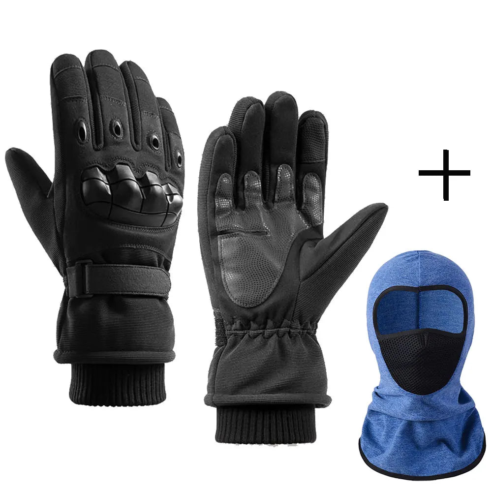 Winter Warm Motorcycle Gloves Full Finger Touch Screen Guantes Moto Outdoor Sport Motorbike Riding Gloves Motorcycle Equipment