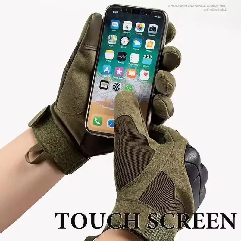 Touch Screen Motorcycle Gloves  Spring Summer Breathable Full Finger Motorbike Riding Moto Gloves for Motocross Boxing Gloves