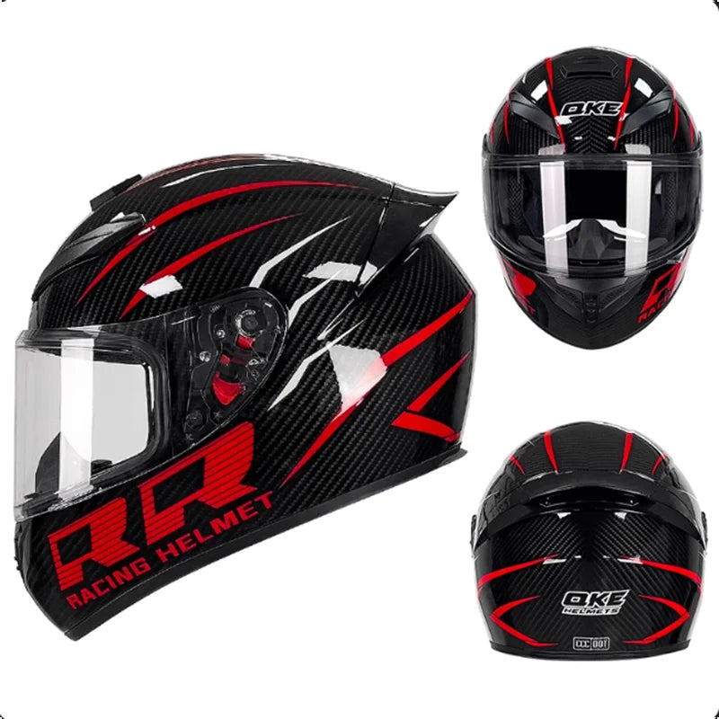 Latest Personalised Design Grey Wolf Pattern Motorcycle Full Face Helmet DOT Approved Possess Unmatched Comfort Thrilling Rides