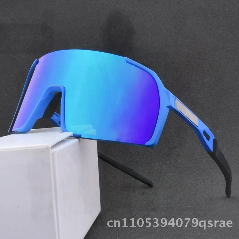 TR90 Sports Riding Glasses Interchangeable Lenses Motorcycle Goggles Unisex Outdoor Riding Sunglasses Windproof Dazzling Colors