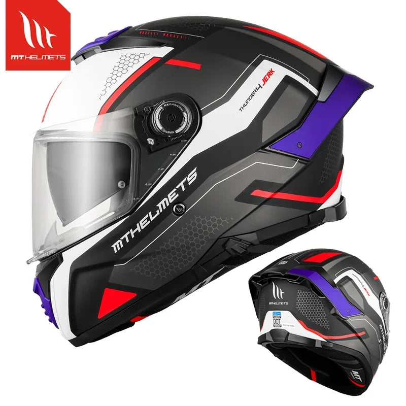 High quality MT Thunder 4 SV helmet motorcycle helmet new full face covered off-road helmet men's four season riding equipment